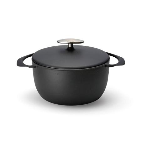 [UNILLOY]キャセロール(鋳物ホーロー鍋) 20cm くろがね
