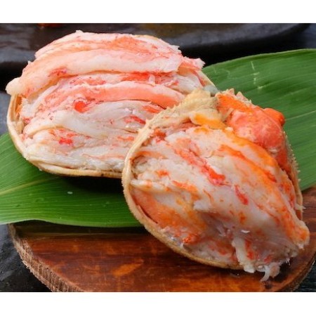 [今川屋]佐渡・粟島近海産メガニ・ズワイガニ 甲羅詰め 夫婦セット