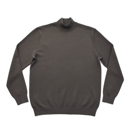 [トレンタセッタンタ]MENS/ハイネックプルオーバー#0721 カーキブラウン 46サイズ