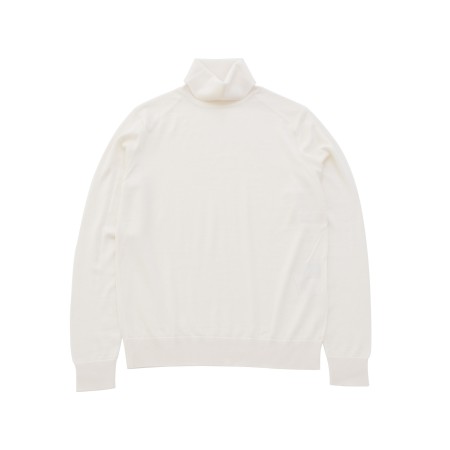 [no+af]FF30 ベーシックタートルネックプルオーバー/オフホワイト/SIZE1