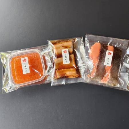 [料亭 能登新]能登新の鮭詰合せ2人前