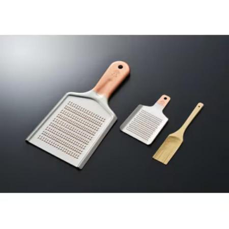 [ツボエ]スーパーハイカット銅製おろし金(特5号) 3点セット