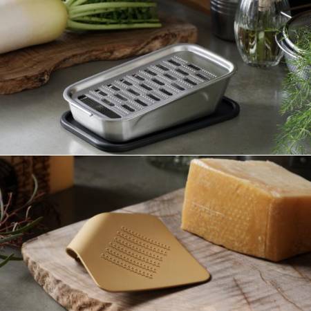 [ツボエの極上おろし金+irogami]ツボエの極上おろし金 箱-hako-irogami ひとひらのおろし金 シャンパンゴールド セット