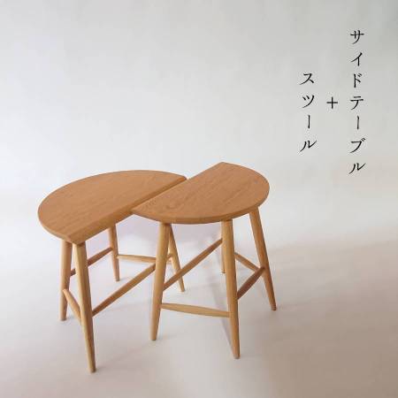 [tree coat]side table+stool