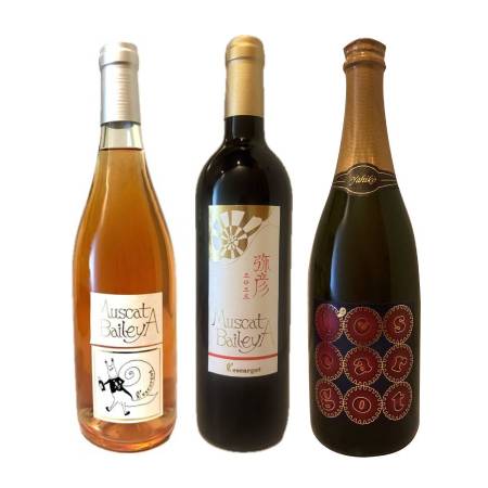 [レスカルゴ]マスカットベイリーA 弥彦 3本セット