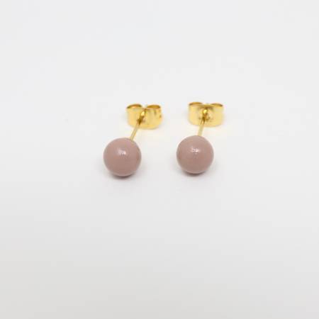 [ヌシヤ]輪島でうまれた うるしのピアス さくら(ピンク)