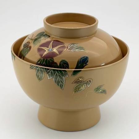 [中島忠平漆器店]時代椀 朝顔