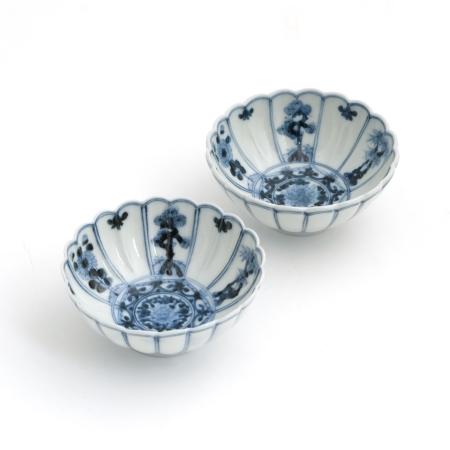 [山本 長左]菊型小付 (2個)