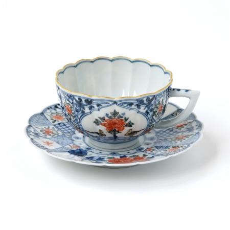 [山本 長左]一客コーヒー 間取花鳥