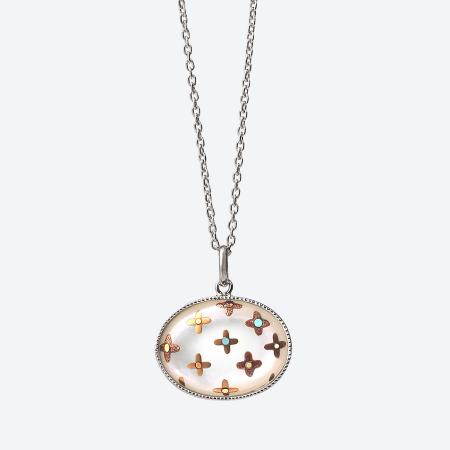 [Classic Ko]Floret dot SV pendant