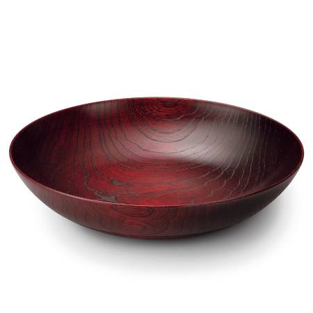 [漆芸 文平堂]9.0寸平筋ボール 栓 赤すり