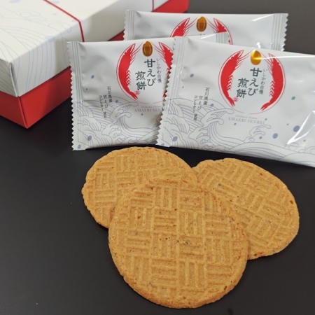 [加賀陣屋]いしかわ自慢 甘えび煎餅40枚入