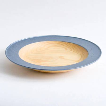 [浅田漆器工芸]栓 うつろいウッドプレート クールブラック