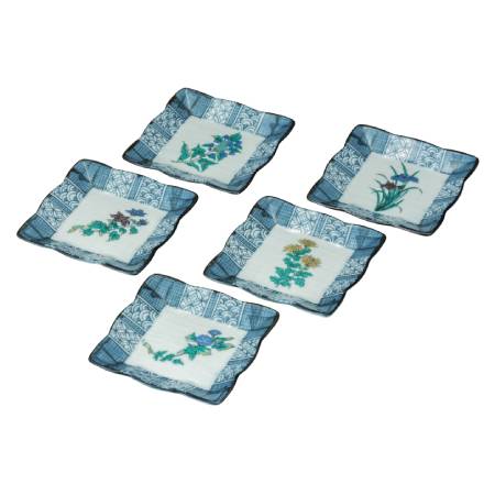 ふるさと納税 石川県 能美市 [No.5784-1076]九谷焼　 ぐい呑　小鳥花詰　新川敦子作　a04 九谷焼《小松彩盃集》\u2014 作家20名による至高のぐい呑みコレクション