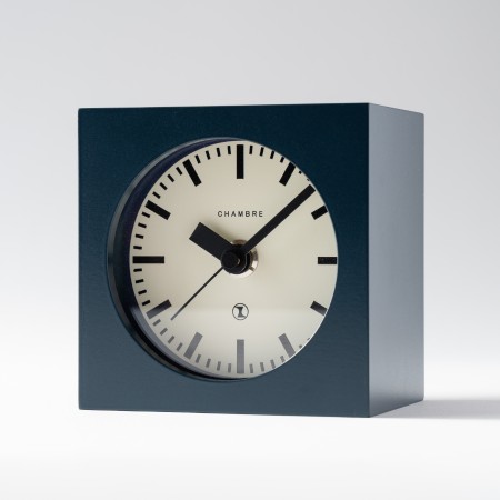 [Chambre]BLOCK DESK CLOCK ネイビー