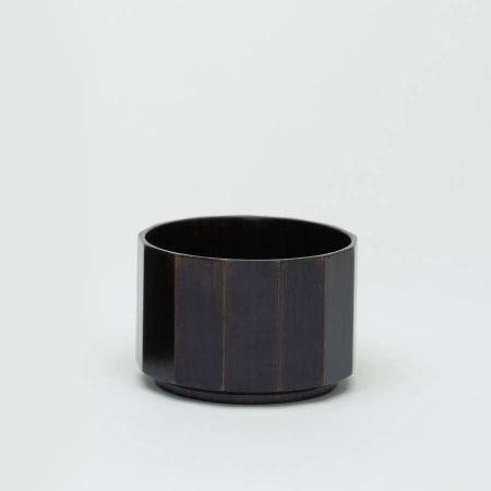 [土直漆器]Keshiki 面取漆器 十三 黒拭