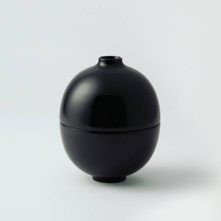 [土直漆器]Keshiki 花の椀 黒