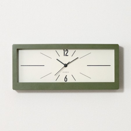 [Chambre]LINEAR CLOCK カーキ