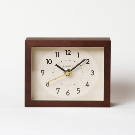 [Chambre]ひのきの置き時計 DARK BROWN