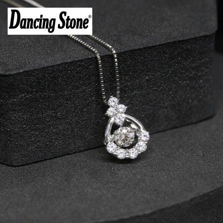 [Crossfor]ダンシングストーン/プラチナダイヤモンドディスティニーベルペンダント *ダイヤモンド0.2ct