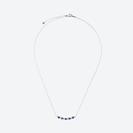[GOKO]83931 PT900 サファイヤ ネックレス