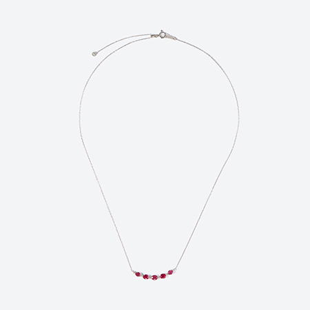[GOKO]83925 PT900 ルビー ネックレス