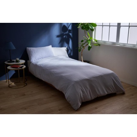 [ディーブレス]とろける羽毛ふとんamuse2[キング]肌掛けふとん 専用カバー付き/ラベンダー