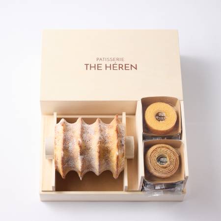 [パティスリー ザ・エレン]エレンバウム「時のなる木」ハード4山とミニソフトとミニハードセット(木箱入)