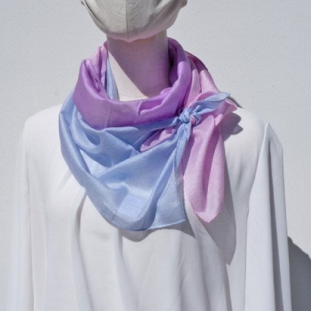 [富士桜工房]とにかるスカーフ ●紫陽花