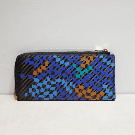 [hide k 1896]MINIMAL WALLET with MIKIO ART (CARBON FIBER)