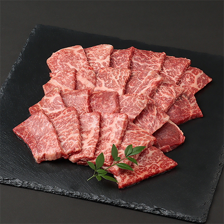 [丸小本店]「飛騨牛」赤身焼肉用(モモ肉)500g