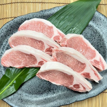 [岩島屋]恵那山麓寒天そだち「三浦豚」ポークソテー用(ロース)150g×6枚