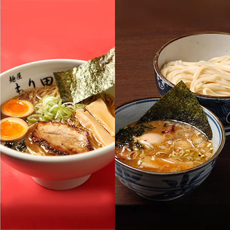 ミシュランガイド岐阜2019『ミシュランプレート』に掲載された 麺屋もり田 醤油ラーメン、つけ麺 食べ比べセット