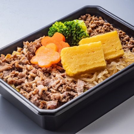 [桃中軒][冷凍]富嶽あしたか牛すき弁当セット(4個入り)