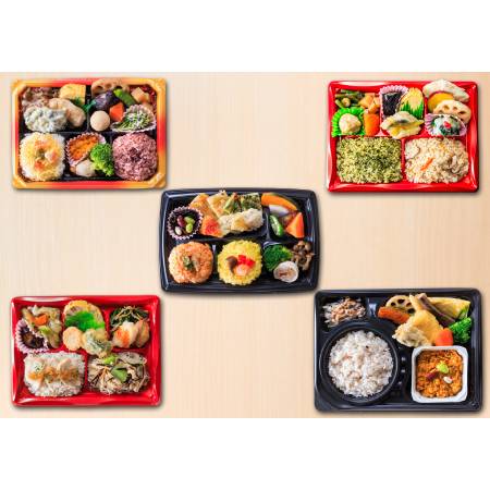 [桃中軒]しずおか健康生活応援弁当5種セット5種類各1個