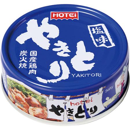 [ホテイフーズ]やきとり塩味70g×24缶