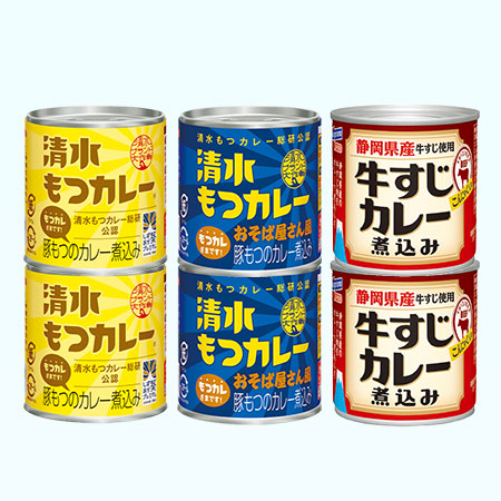 はごろもフーズ カレー煮込み3種6缶セット