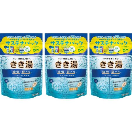 [バスクリン]きき湯 カルシウム炭酸湯 3個(360g・3個)