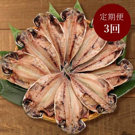 [定期便3ケ月][伊豆下田 小木曽商店]干物詰合せ[3](真あじ干物)