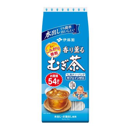 [伊藤園]香り薫るむぎ茶54P405g(54袋)×10袋