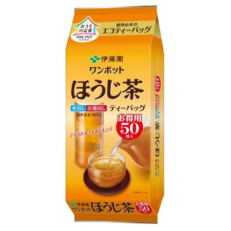 [伊藤園]ワンポットエコティーバッグほうじ茶50袋175g(50袋)×10袋