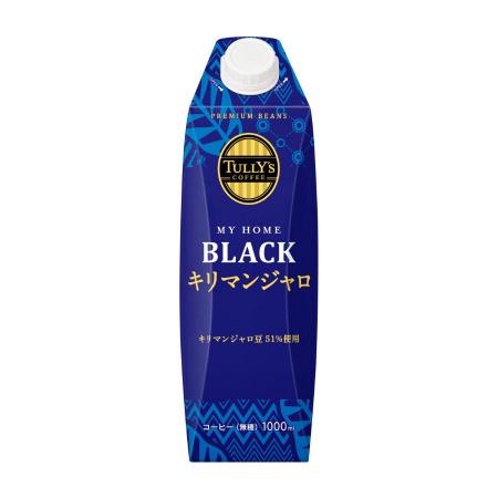 [伊藤園]屋根型キャップ付き紙タリーズマイホームブラックキリマンジャロ1000ml×6本(1ケース)