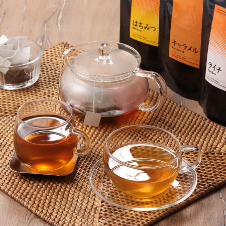 [小栗農園]彩り香る茶ギフト(ほうじ茶アソート)キャラメル・はちみつ・ライチ各2袋