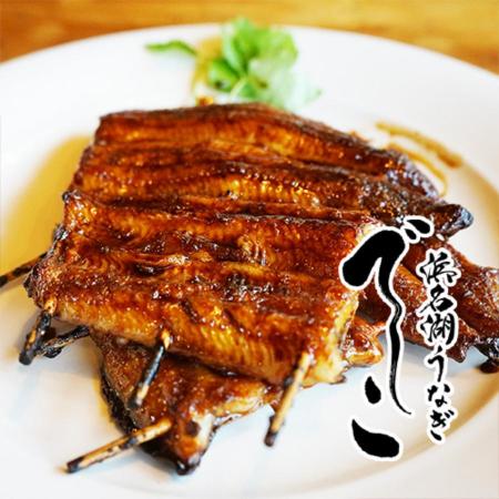 [ヤママツ村田商店]ブランド鰻[でしこ]×ヤママツ村田商店 炭火蒲焼き(太鰻 中串サイズ)4串110g×4