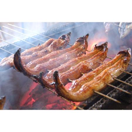[兼光水産]三河一色産鰻"炭火手焼き"「蒲焼」(大)2尾