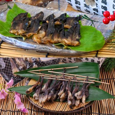 [岬水産][伊勢神宮外宮品]天然「とり貝」干物2種セット(串干し・平干し)