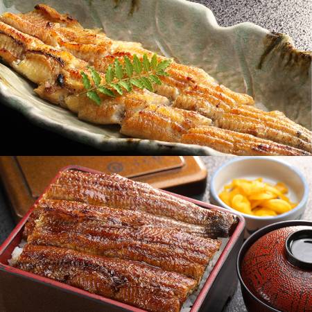 [うな勢]「鰻かば焼き・白焼き」各1尾(計2尾)