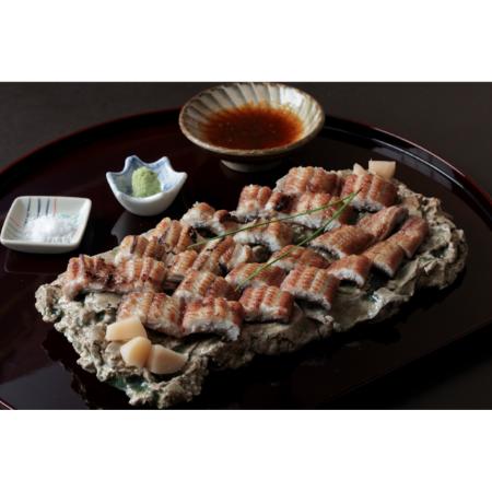 [うなぎの千代幸]備長炭手焼き鰻「白焼」2尾
