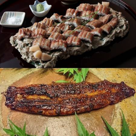 [うなぎの千代幸]備長炭手焼き鰻「蒲焼・白焼」各1尾(計2尾)