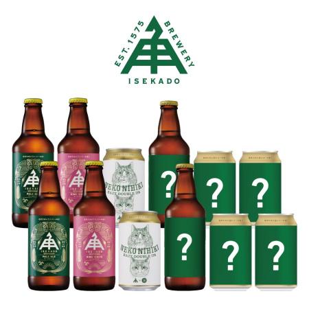 [ISEKADO]伊勢角屋麦酒「ビール」 バラエティセットL(瓶4本、8缶)